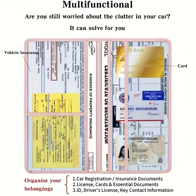 Car Registration & Insurance C - Passport Holder Rfid ulasan dan harga