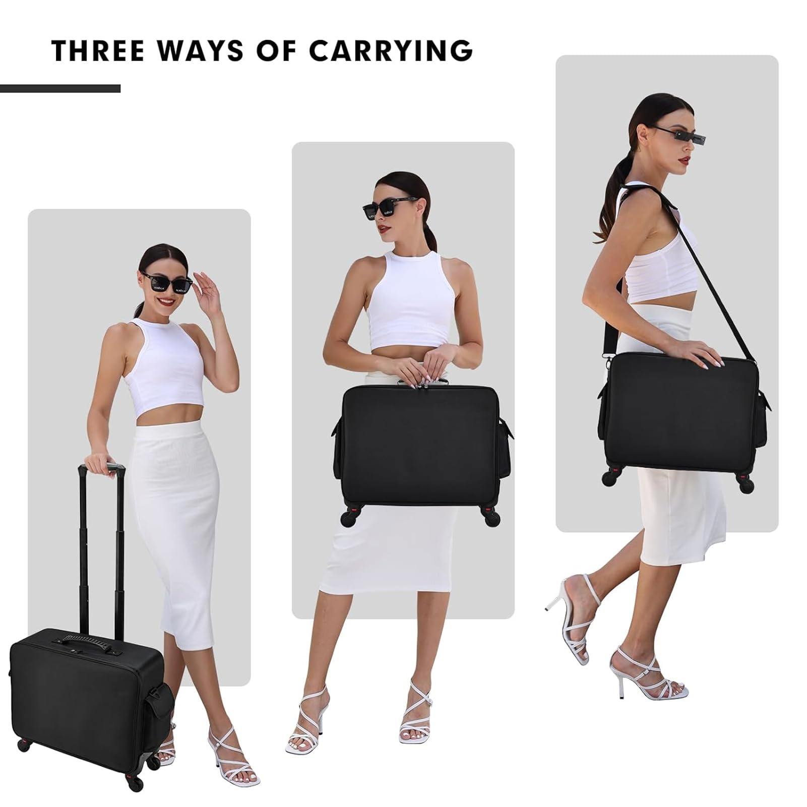 Salon Rolling Makeup Case Trai - Travel Accessories For Train ulasan dan harga
