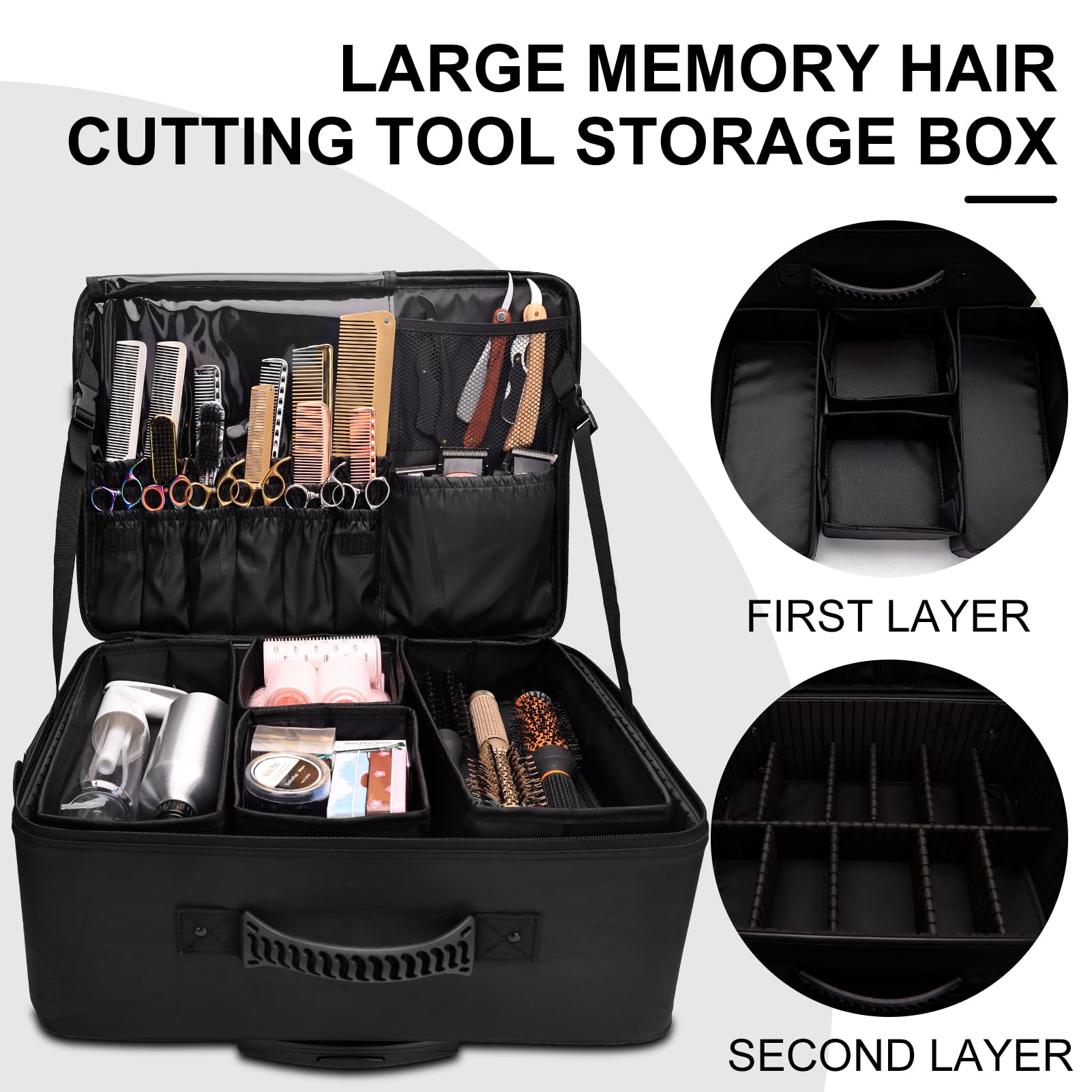 Salon Rolling Makeup Case Trai - Travel Accessories For Train ulasan dan harga