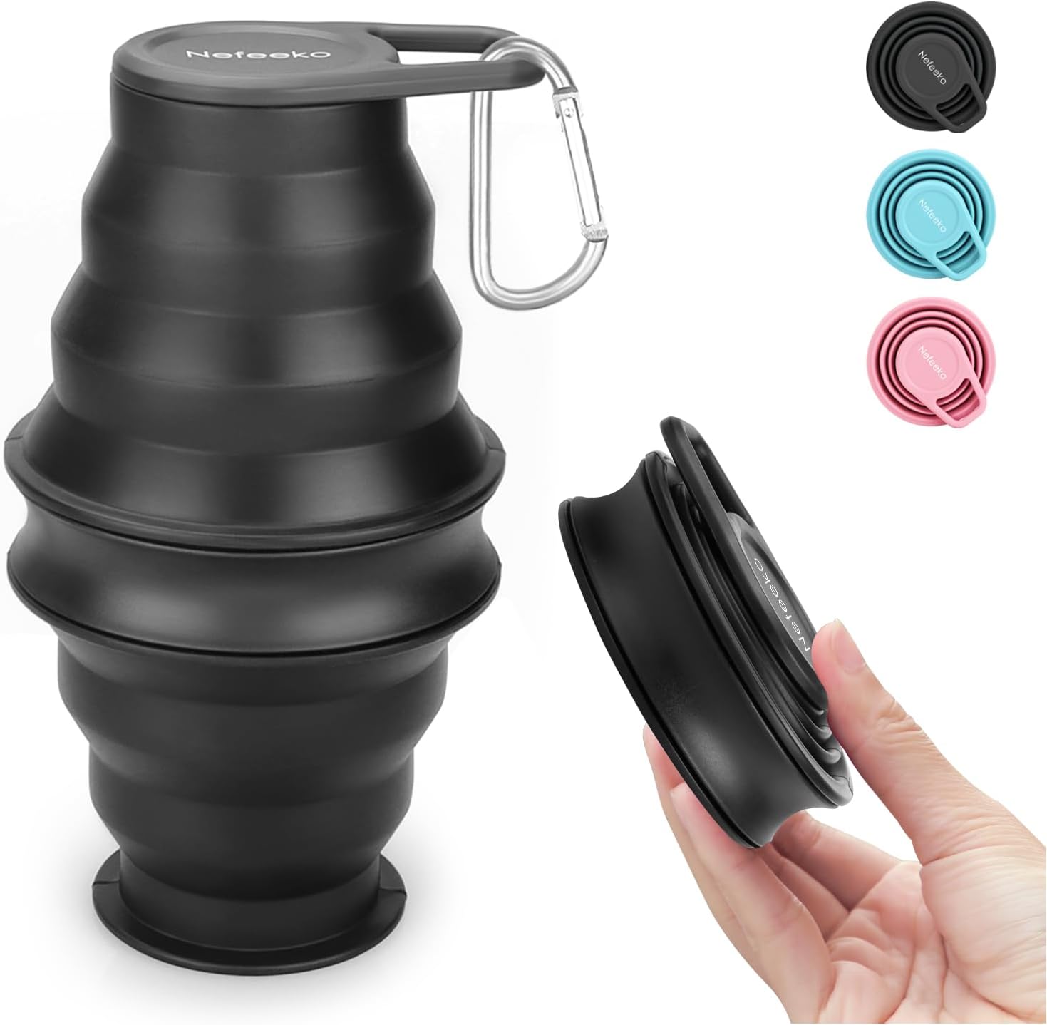 17oz Collapsible Water Bottle, - Water Bottle Collapsible ulasan dan harga