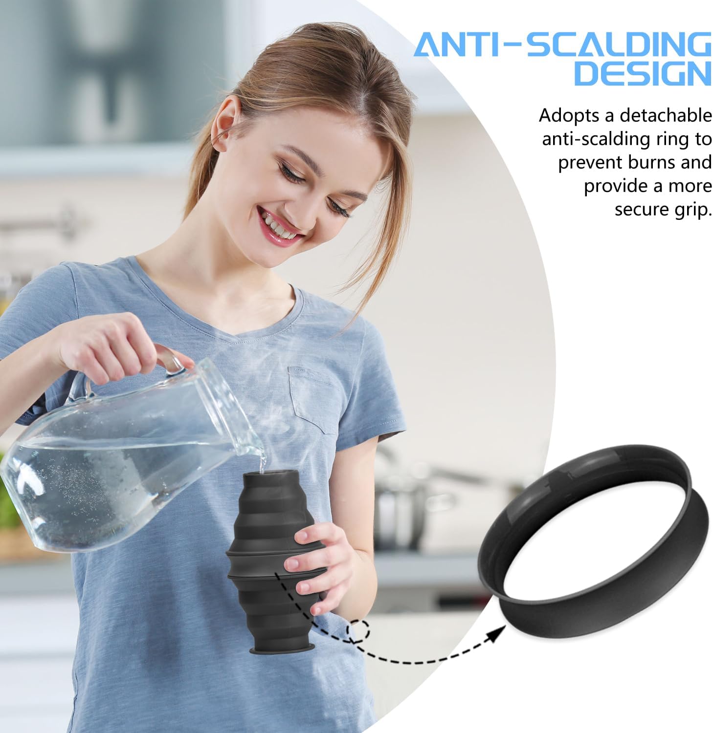 17oz Collapsible Water Bottle, - Water Bottle Collapsible ulasan dan harga