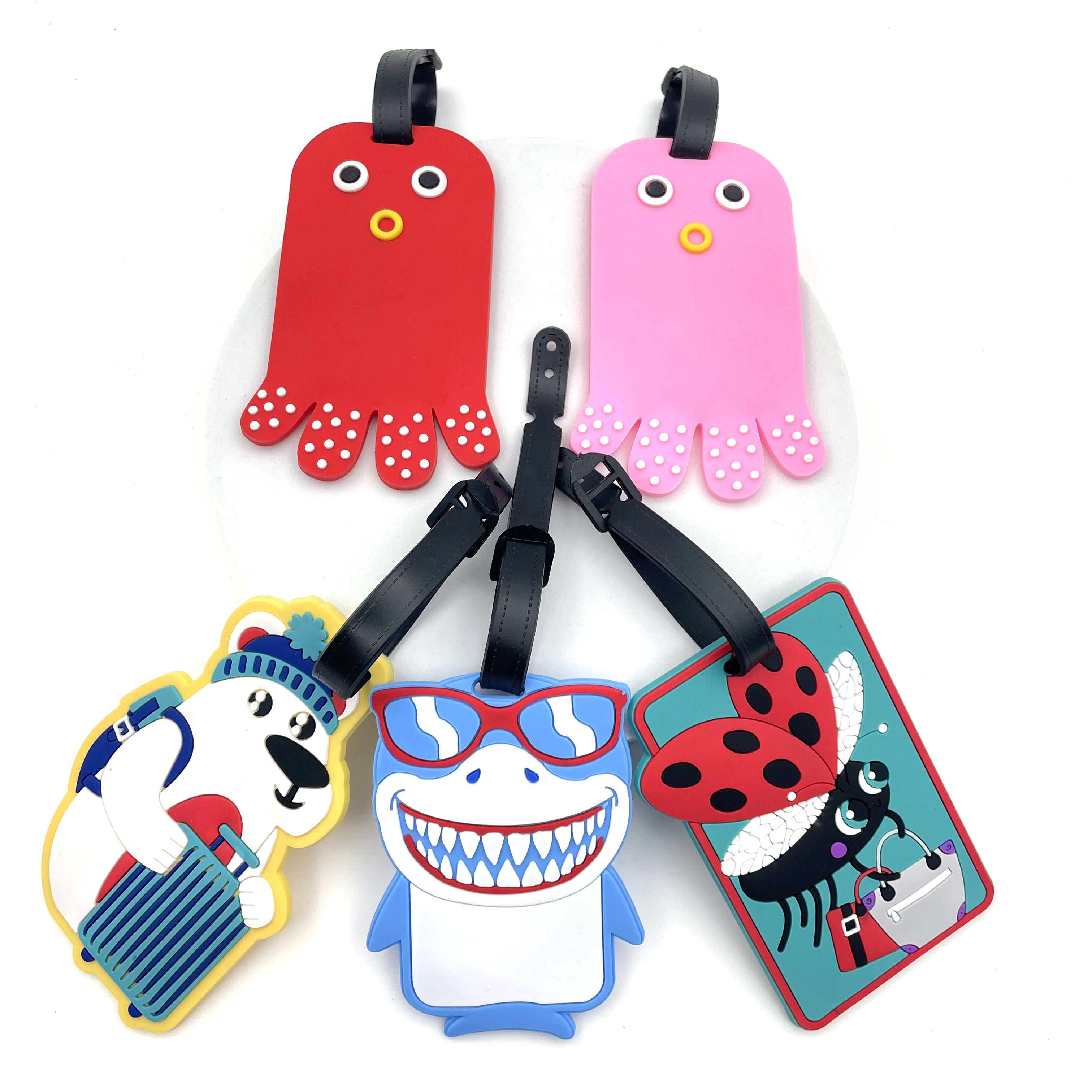1PCS Geometric Soft Silicone L - Travel Accessories On Plane ulasan dan harga