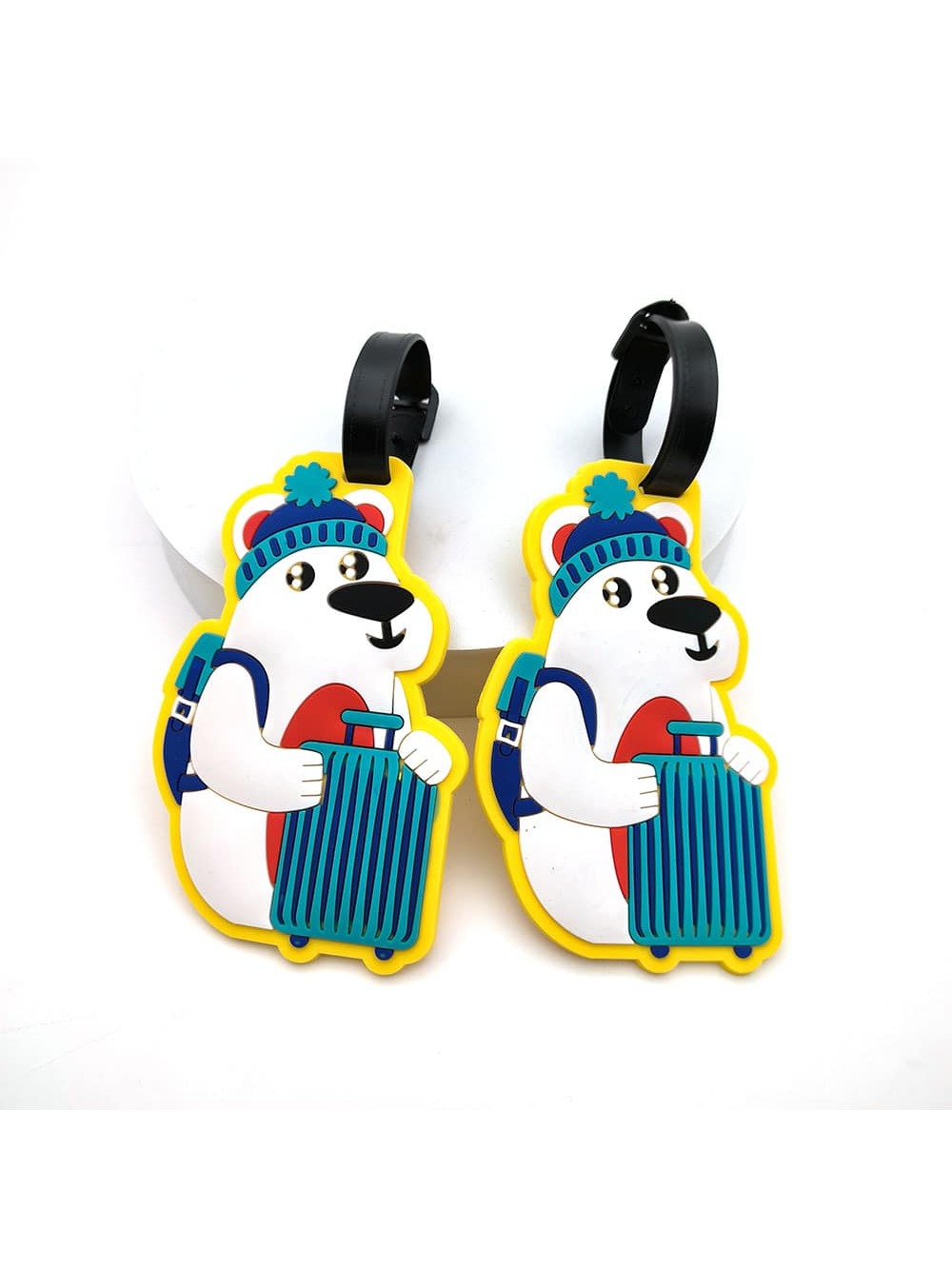 1PCS Geometric Soft Silicone L - Travel Accessories On Plane ulasan dan harga