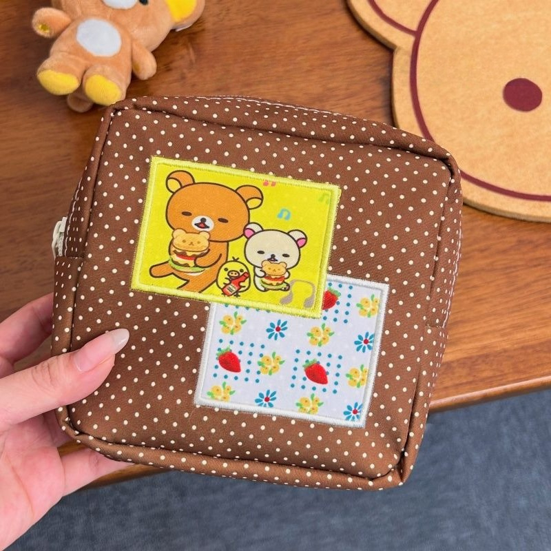 Kawaii Rilakkuma Brown Polka D - Travel Accessories Cute ulasan dan harga