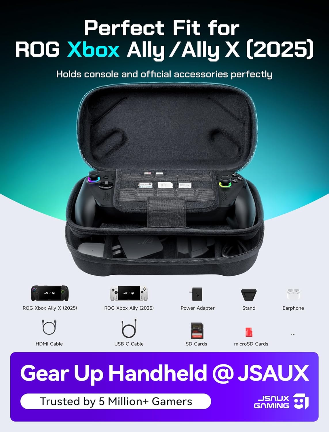Carrying Case for ROG Xbox All - Xbox Travel Accessories ulasan dan harga