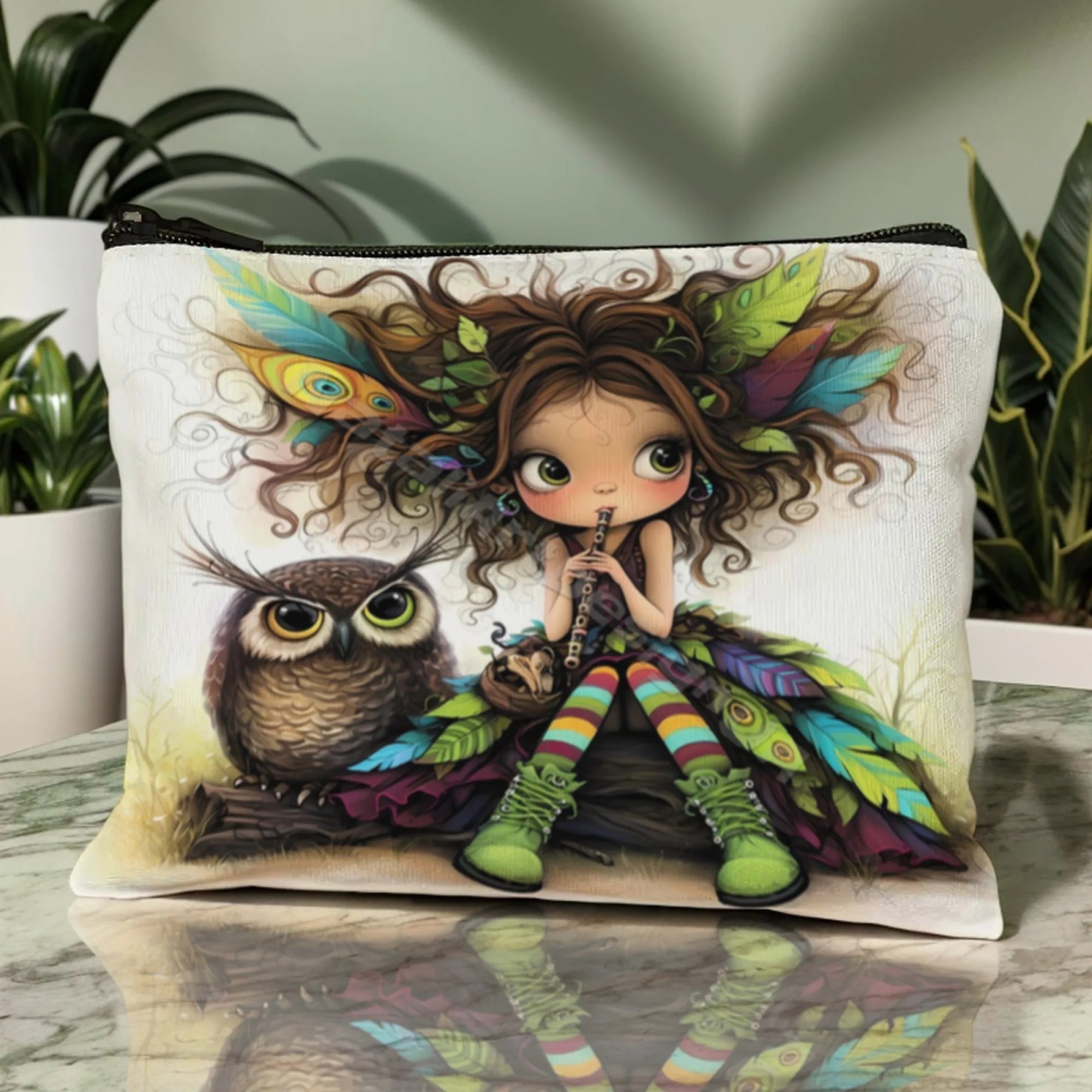 Cartoon Girl Makeup Bag Zipper - Travel Accessories Bag ulasan dan harga