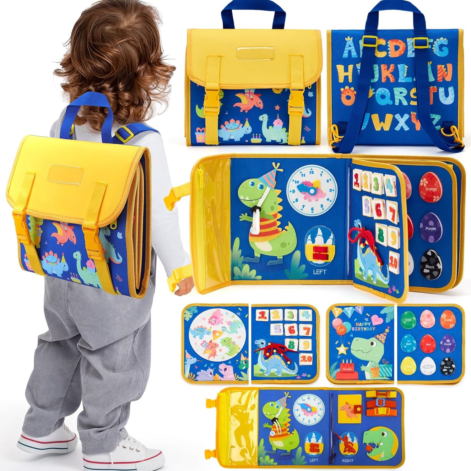 Toddler Busy Board Toys Montes - Travel Accessories For Baby ulasan dan harga