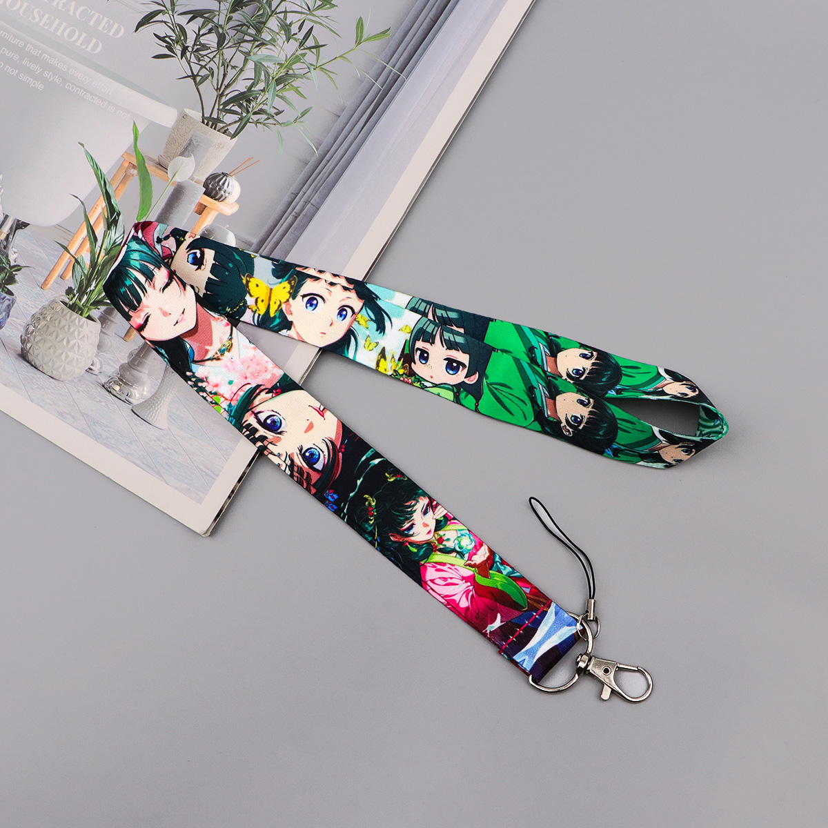 Cute Anime Girl Lanyard Neck S - Travel Accessories Bag ulasan dan harga