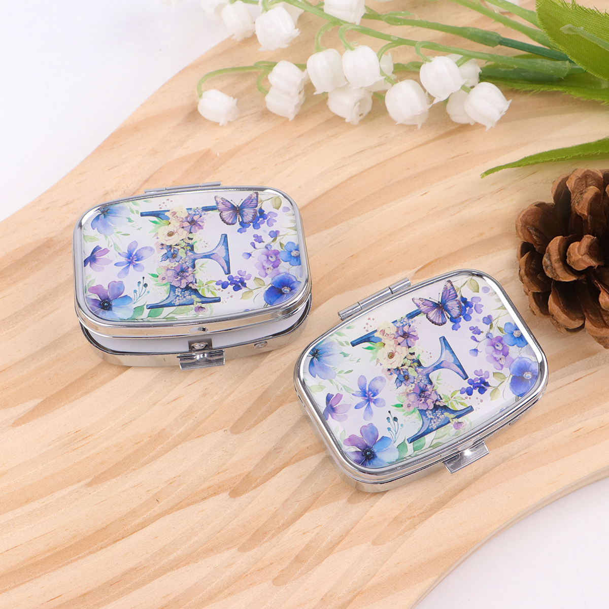 English Letter Pill Boxes Flow - Travel Accessories Jewelry ulasan dan harga