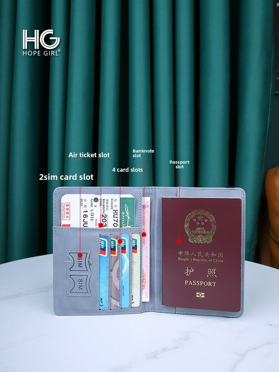 Hope Girl Passport Holder Wome - Passport Holder Rfid ulasan dan harga
