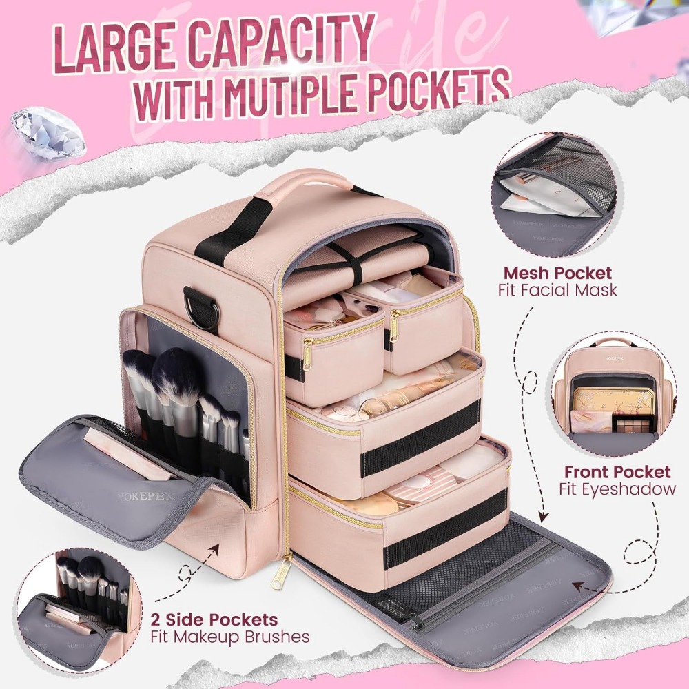 Large Travel Cosmetic Organize - Travel Accessories Jewelry ulasan dan harga