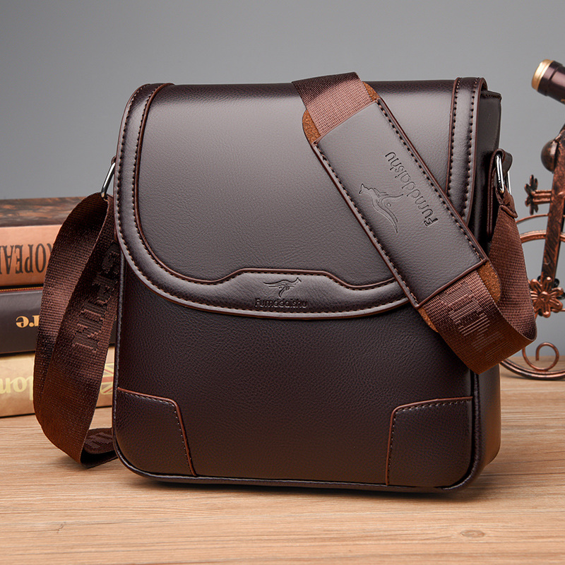 Luxury Brand Men Leather Shoul - Travel Accessories Luxury ulasan dan harga