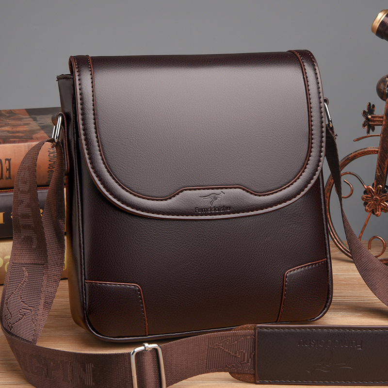 Luxury Brand Men Leather Shoul - Travel Accessories Luxury ulasan dan harga