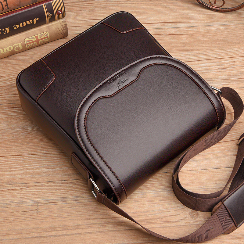Luxury Brand Men Leather Shoul - Travel Accessories Luxury ulasan dan harga