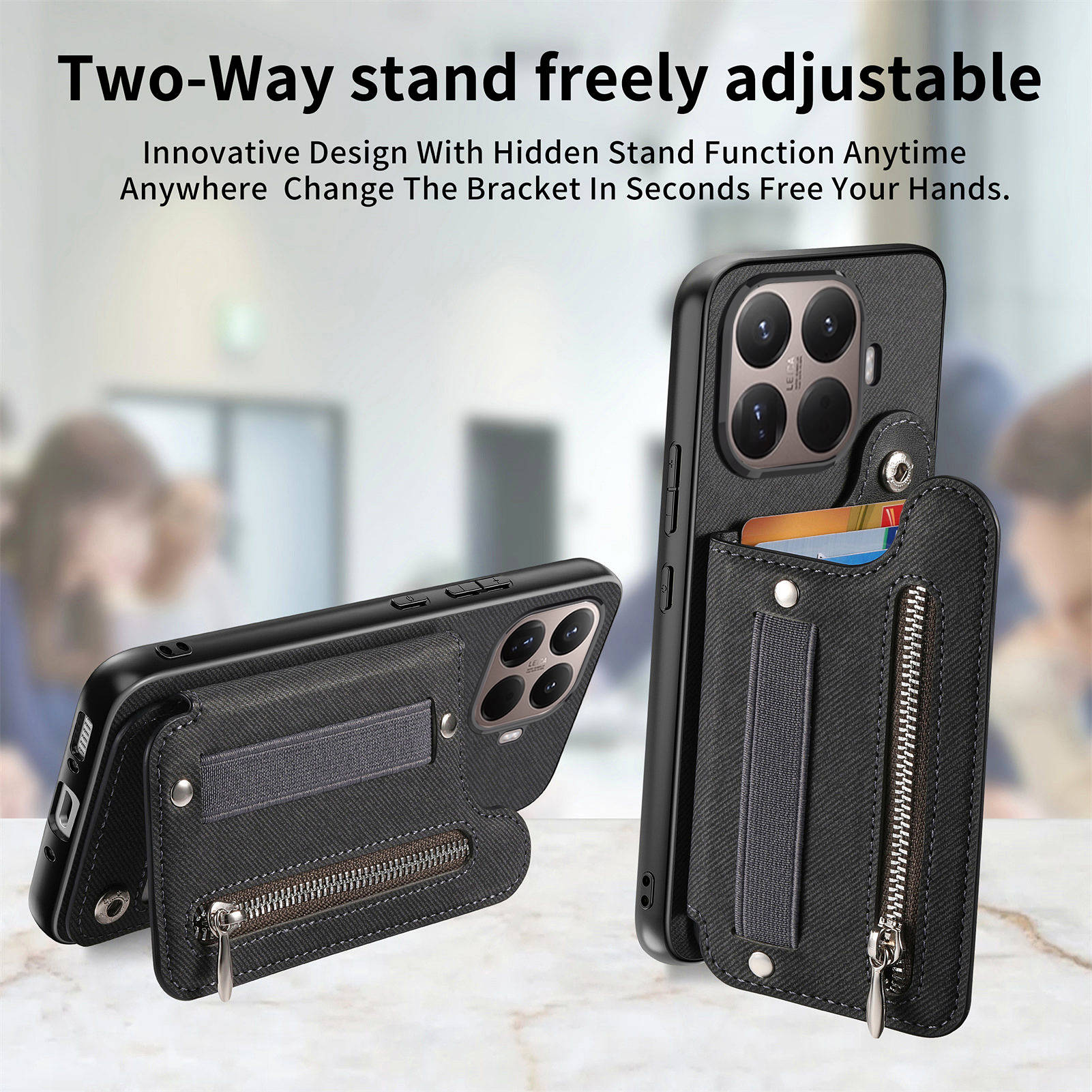 RFID Wrist Strap Zipper Wallet - Passport Holder Rfid ulasan dan harga