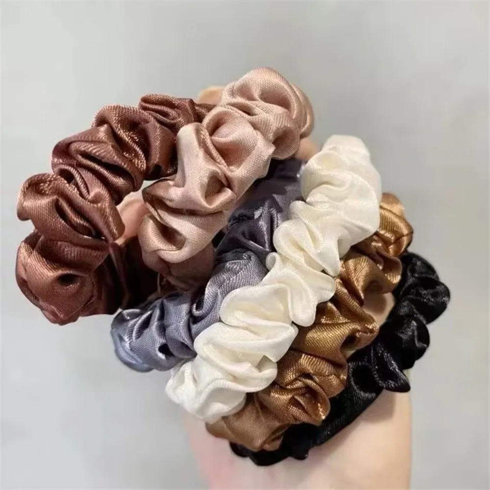 6Pcs Soft Satin Hair Scrunchie - Travel Accessories For Elderly ulasan dan harga