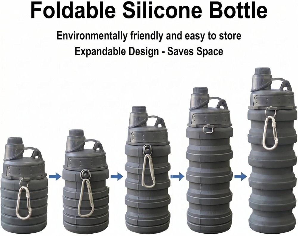 Collapsible Water Bottle 500ml - Water Bottle Collapsible ulasan dan harga