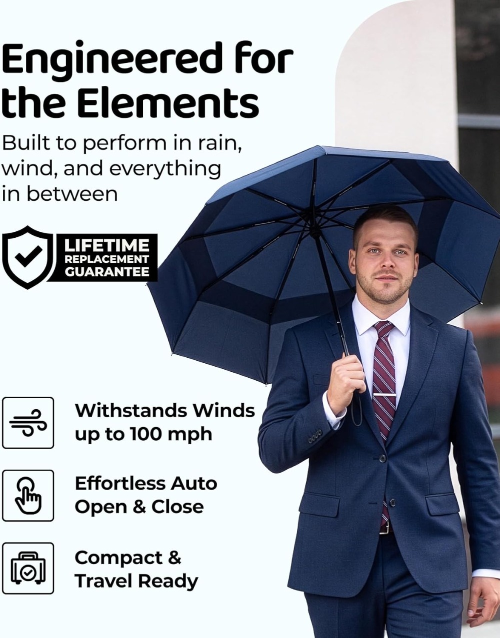 Repel Windproof Travel Umbrell - Travel Umbrella Compact ulasan dan harga