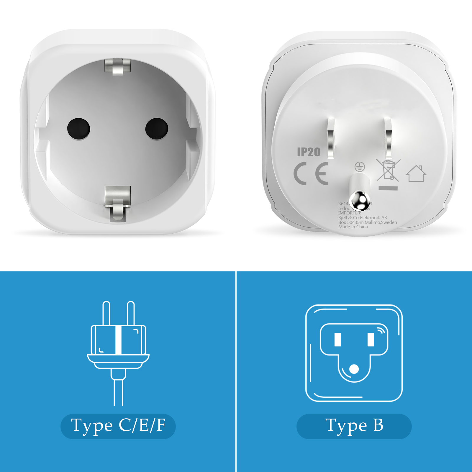 2pcs Travel Adapter USA Adapte - Travel Accessories Canada ulasan dan harga