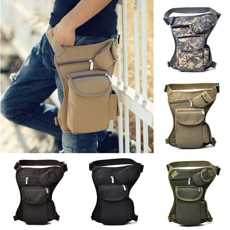 Men Canvas Drop Waist Bags Leg - Money Belt Hidden ulasan dan harga
