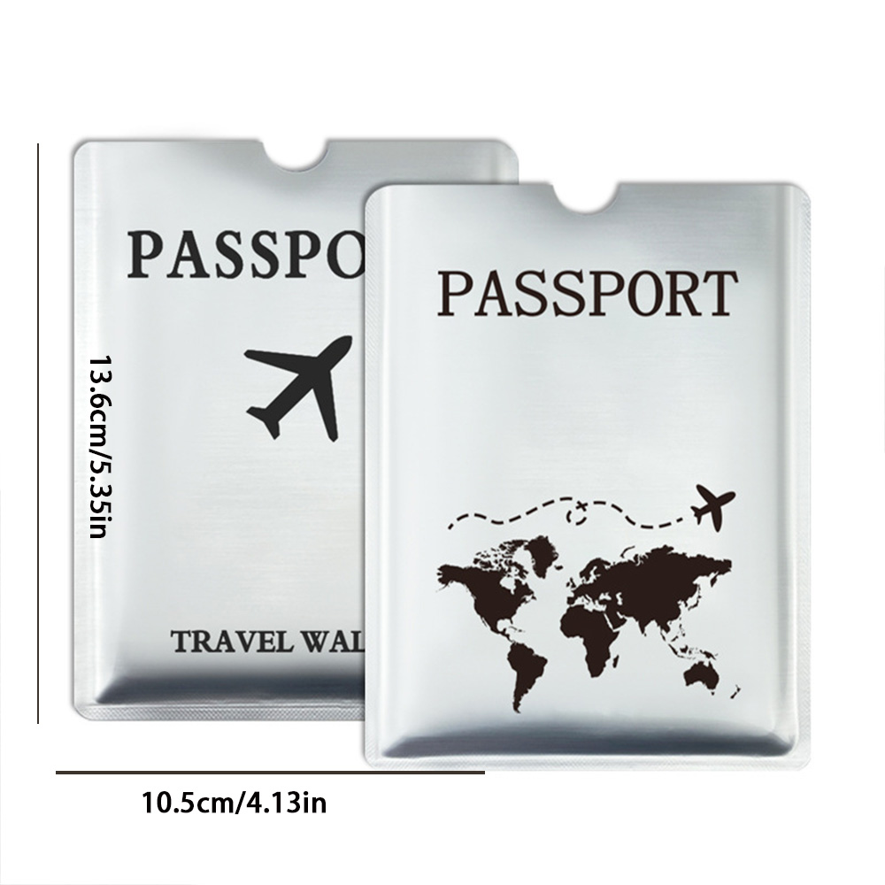 Aluminum foil passport protect - Travel Accessories On Plane ulasan dan harga