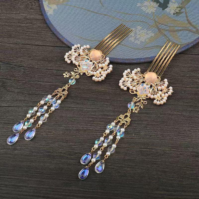 Hanfu Versatile Hair Comb, Gol - Travel Accessories Gifts ulasan dan harga