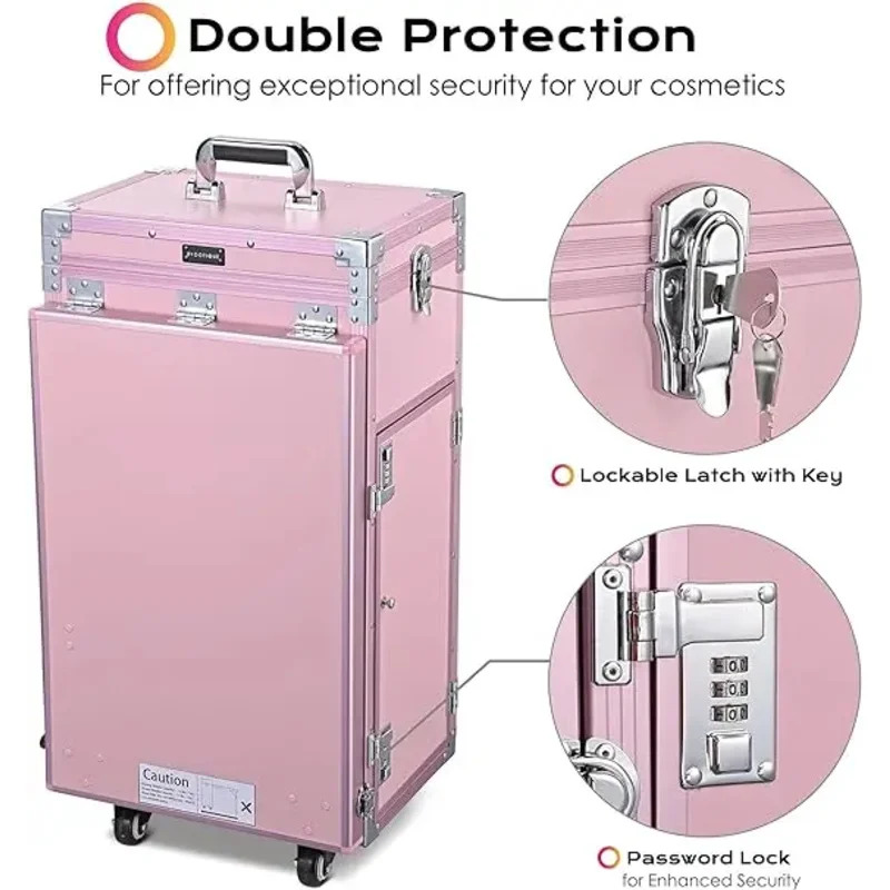 Rolling Manicure Table Foldabl - Travel Accessories For Train ulasan dan harga