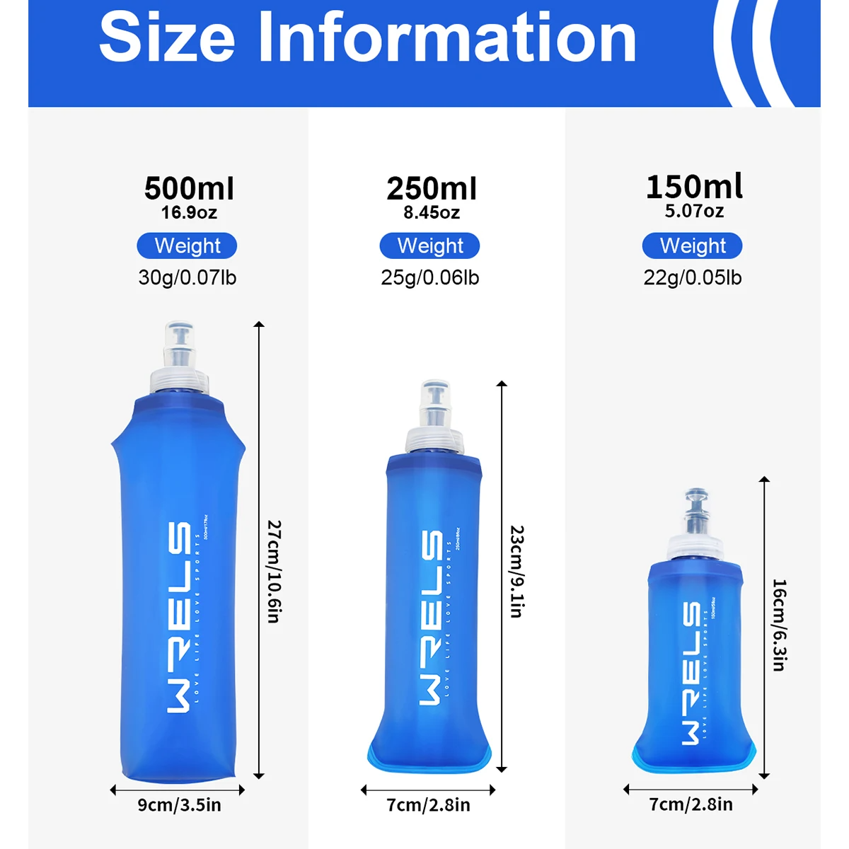 ISGTDRM 150/250/500ml Outdoor  - Water Bottle Collapsible ulasan dan harga