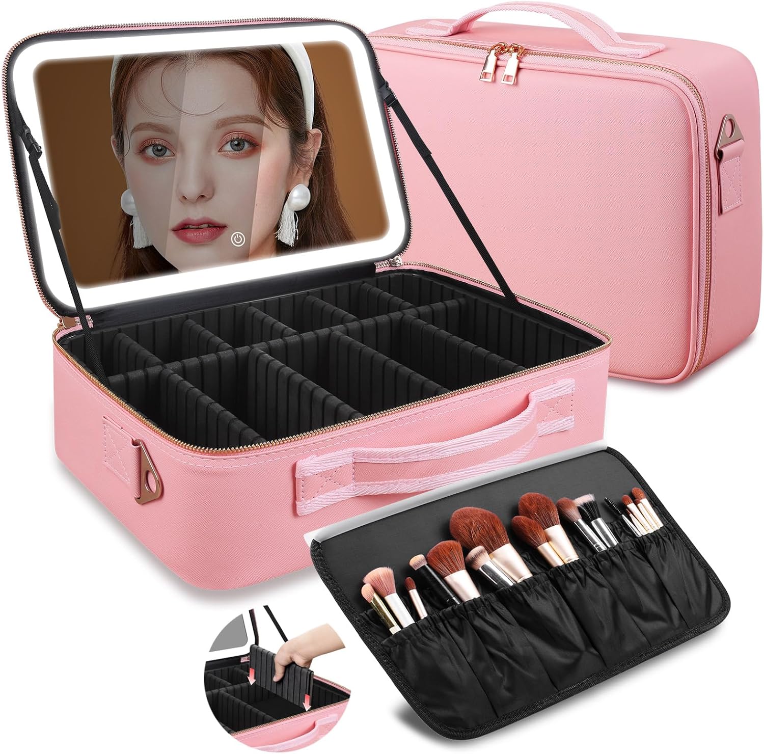 Large Capacity Makeup Bag 15'' - Travel Accessories Bag ulasan dan harga