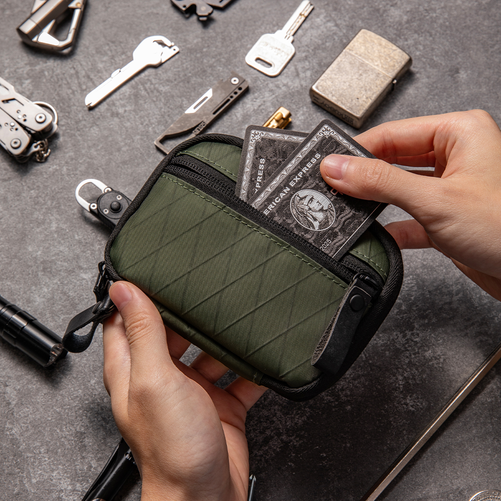 Small EDC Wallet Pouch EDC Poc - Money Belt Hidden ulasan dan harga